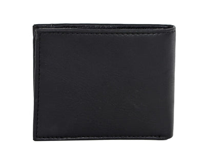 Dockers Mens Rfid Blocking Bifold Passcase Wallet Black