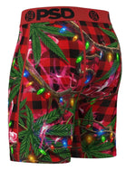 PSD Men's Christmas Chronic Boxer Briefs - Breathable and Supportive Underwear
