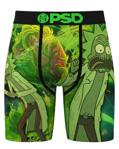PSD Men's R&M Slime Rick Boxer Briefs - Breathable and Supportive Underwear