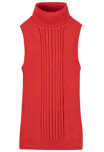 Socal Look Ribbed Women’s Sleeveless Turtleneck Top Y2K Cute