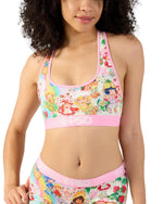 PSD Women Sports Bra SSC Vintage - Racerback, Breathable Microfiber Fabric