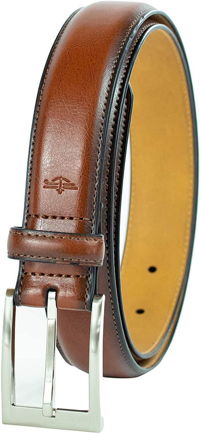 Docker's Men's Leather 1.26 Inch 32MM Dress Belt Tan