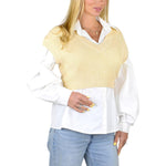 Socal Look Women's Sleeveless V-Neck Crop Top in Stretchable Viscose