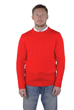 Socal Look Men's Sweater Crew Neck Long Sleeve Acrylic Pullover