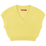 Socal Look Women's Sleeveless V-Neck Crop Top in Stretchable Viscose