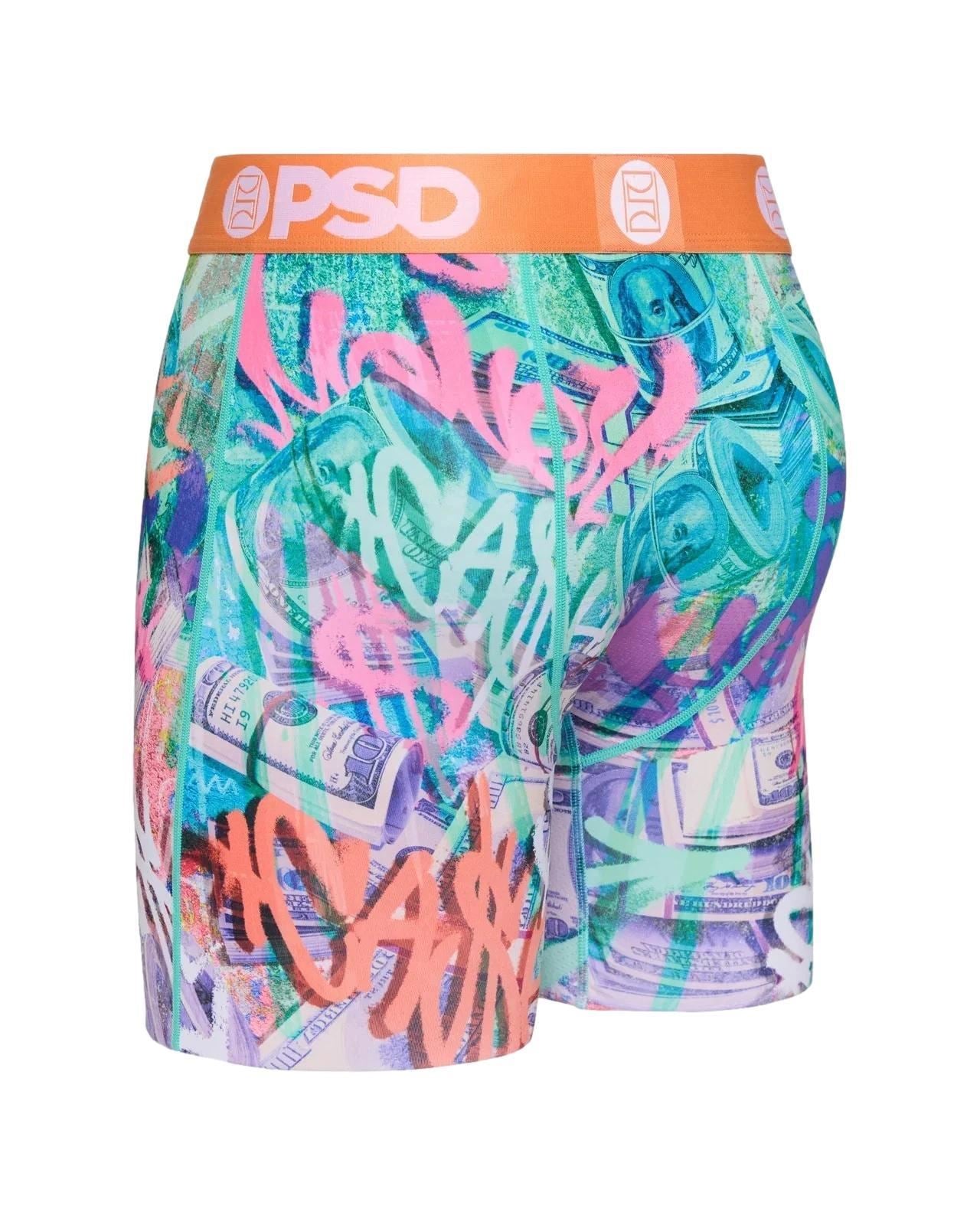PSD Men's Drippin' Stacks Boxer Briefs Multi Color