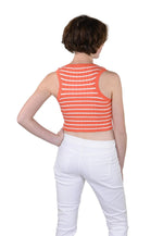 Socal Look Women’s Ribbed Knit Sleeveless Crop Tank Top