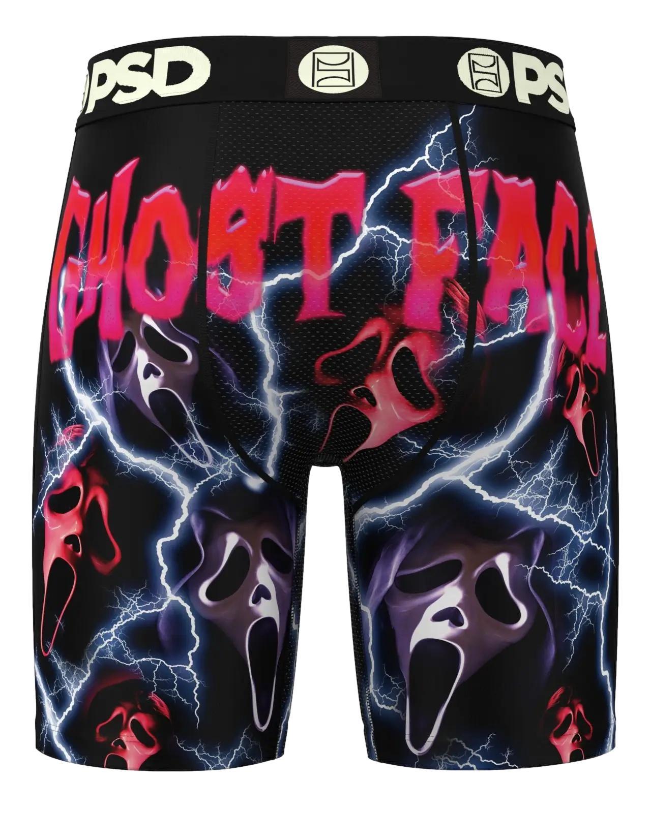 PSD Men's Ghostface Hype Boxer Briefs - Breathable and Supportive Underwear