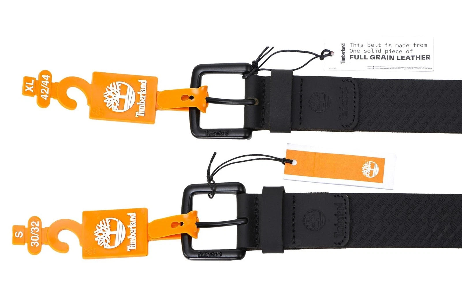 Timberland Men's 1.49 Inches Wide Genuine Leather Repeat Logo Belt