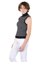 Socal Look Ribbed Women’s Sleeveless Turtleneck Top Y2K Cute