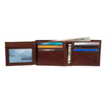 Levi's Men's RFID Bifold Leather Wallet Slim Classic Billfold