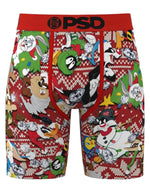 PSD Men's Looney Holiday Boxer Briefs - Breathable and Supportive Underwear