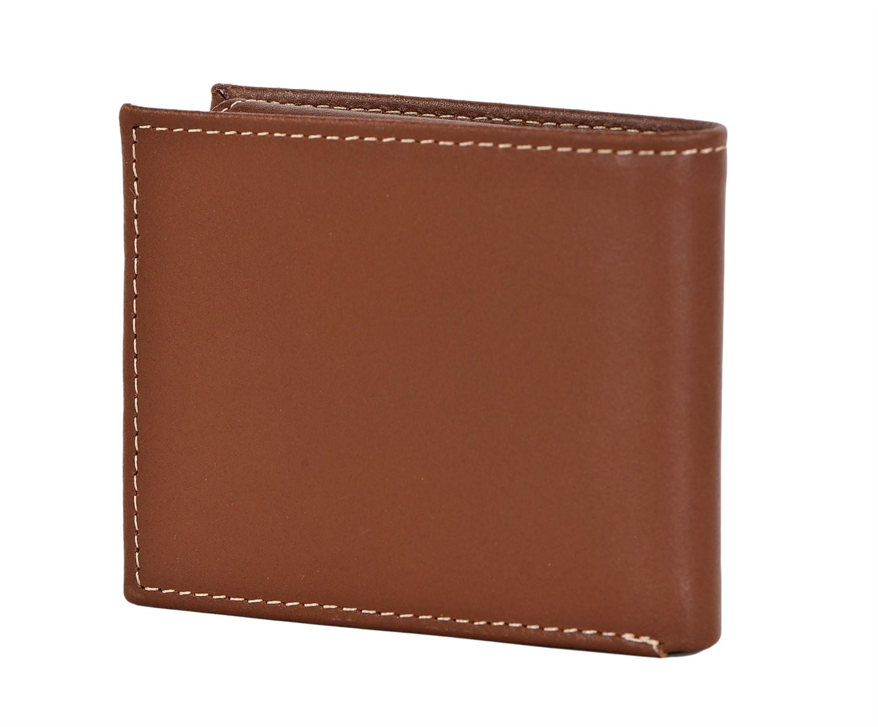 Timberland Men's Genuine Leather Bifold Passcase Wallet with Flip ID Pocket