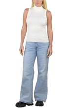 Socal Look Ribbed Women’s Sleeveless Turtleneck Top Y2K Cute