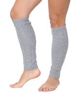 KESIS Women's Cable Knit Leg Warmers Knitted Crochet Long Socks