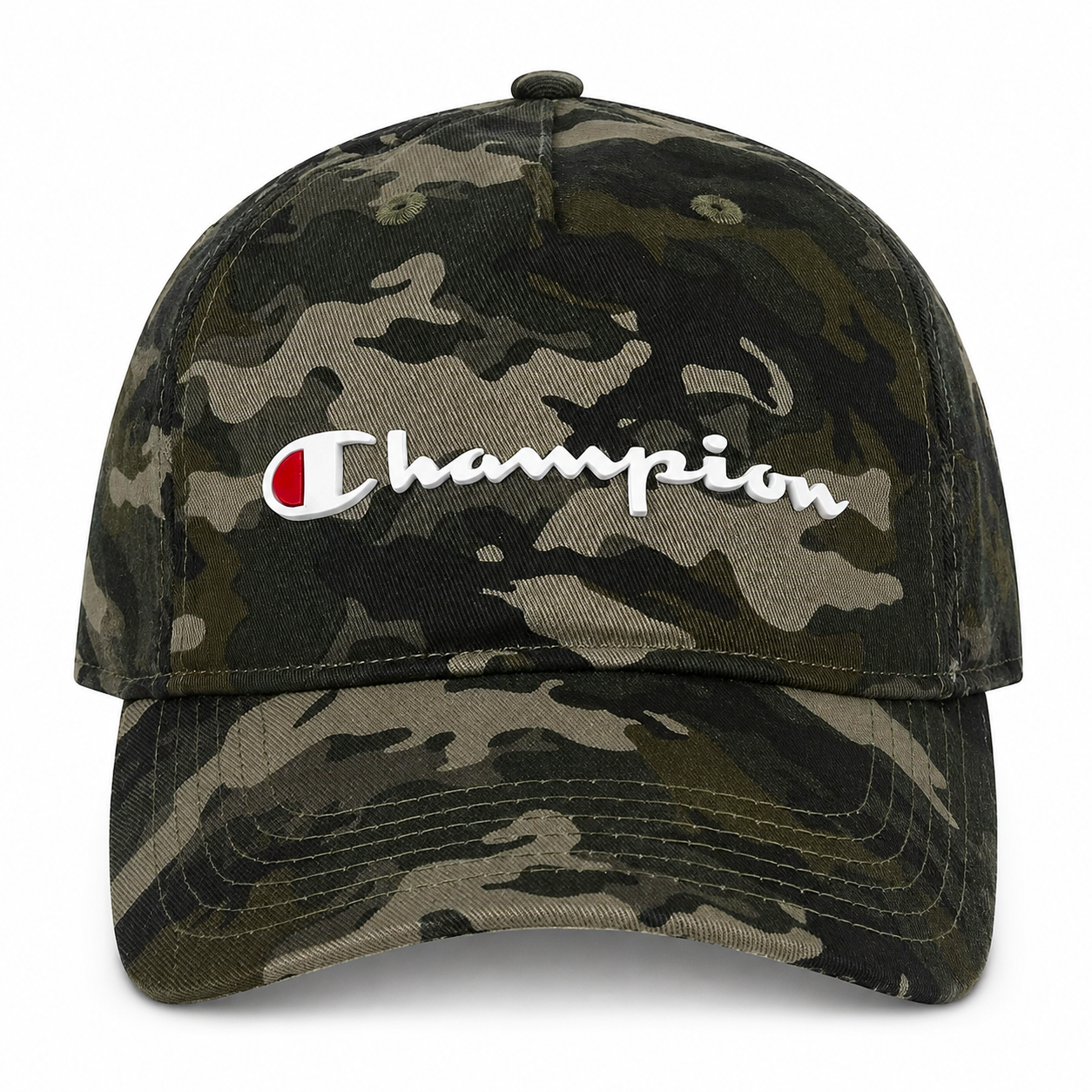 Champion Unisex Adult Ameritage Dad Adjustable Cap, Camo, One Size US