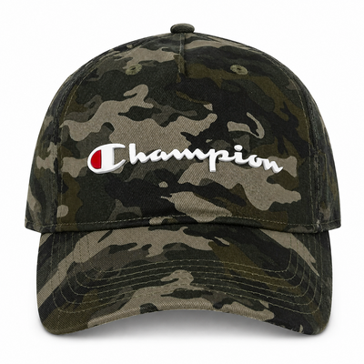 Champion Unisex Adult Ameritage Dad Adjustable Cap, Camo, One Size US