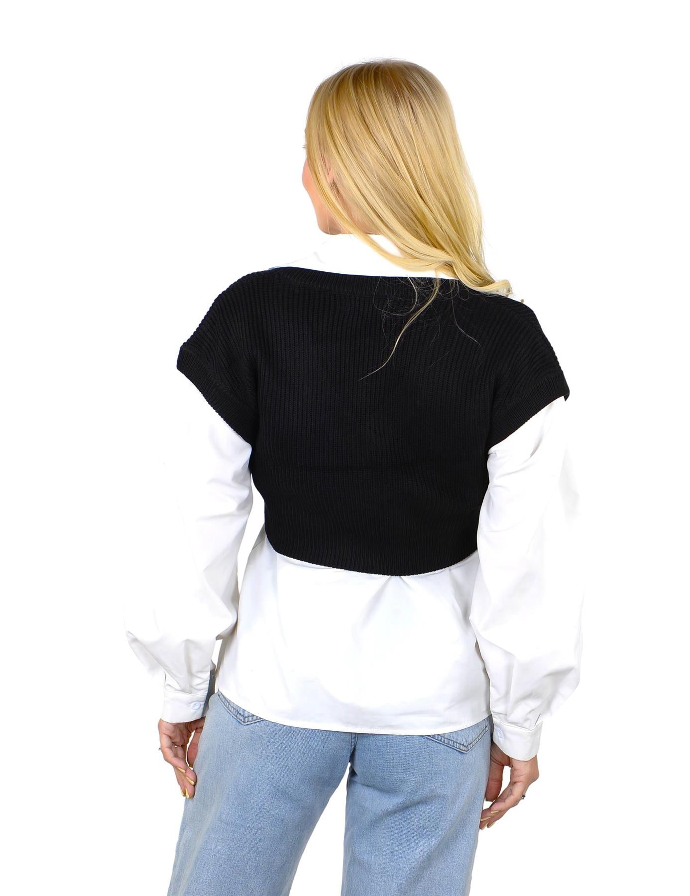Socal Look Women's Sleeveless V-Neck Crop Top in Stretchable Viscose