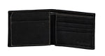 Timberland Men's Genuine Leather Bifold Passcase Wallet with Flip ID Pocket