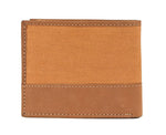 Timberland Men's Genuine Leather Bifold Passcase Wallet with Flip ID Pocket