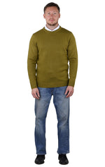 Socal Look Men's Sweater Crew Neck Long Sleeve Acrylic Pullover