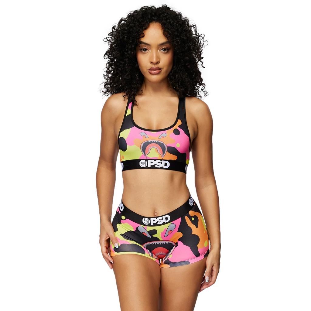 PSD Womens Warface Culture Sports Bra Multi