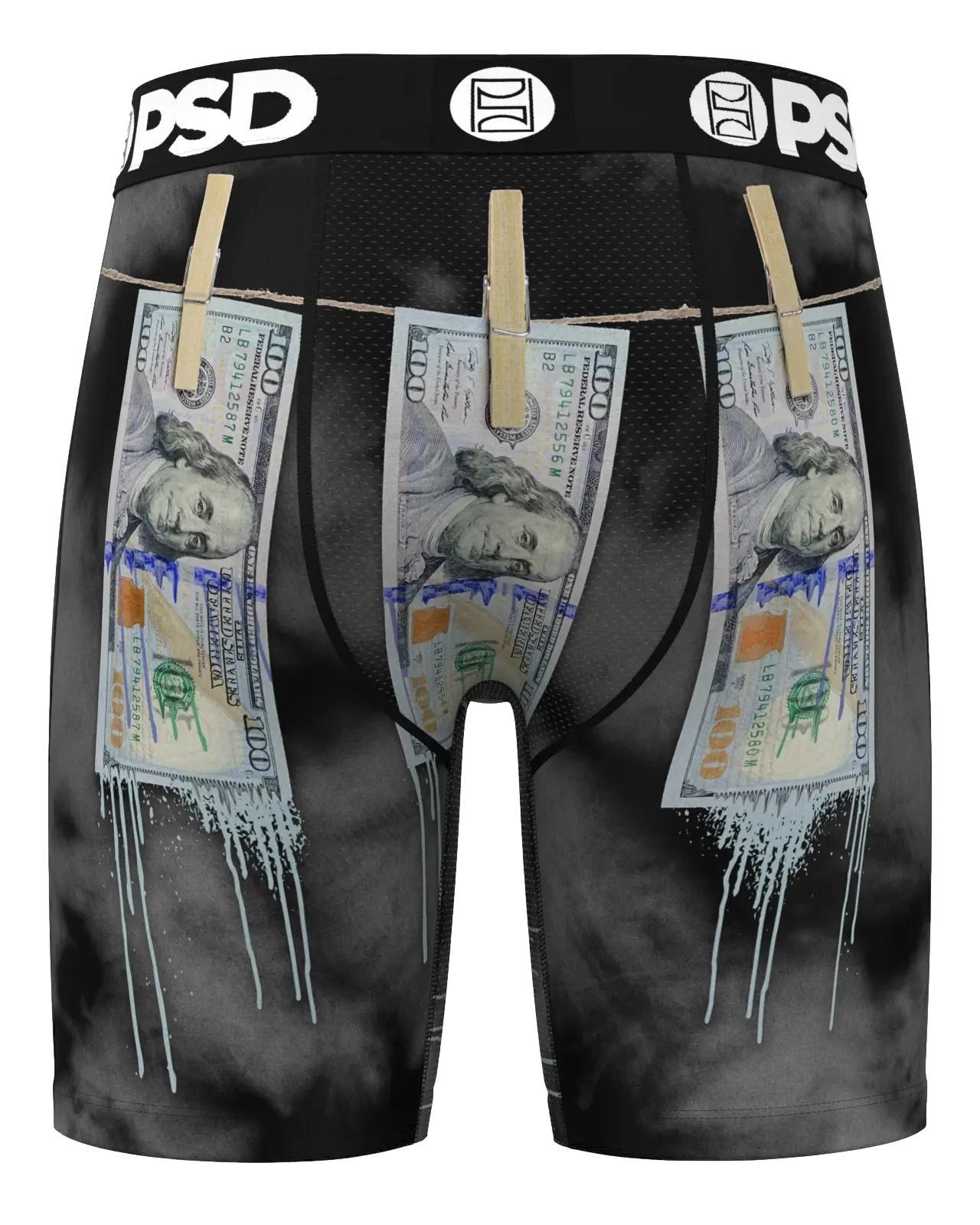 PSD Men's Money Launder Boxer Briefs - Breathable and Supportive Underwear
