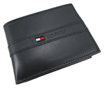 Tommy Hilfiger Men's Leather Bifold Wallet with Removal Card Holder