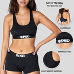 PSD Womens Sports Bra PPG Comic Multi