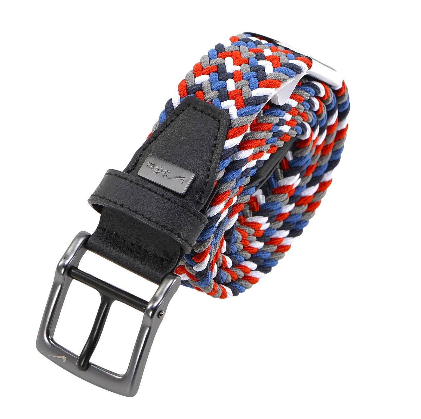 Nike Golf Multi-Weave Stretch Woven Belt Red/Marina/Dust