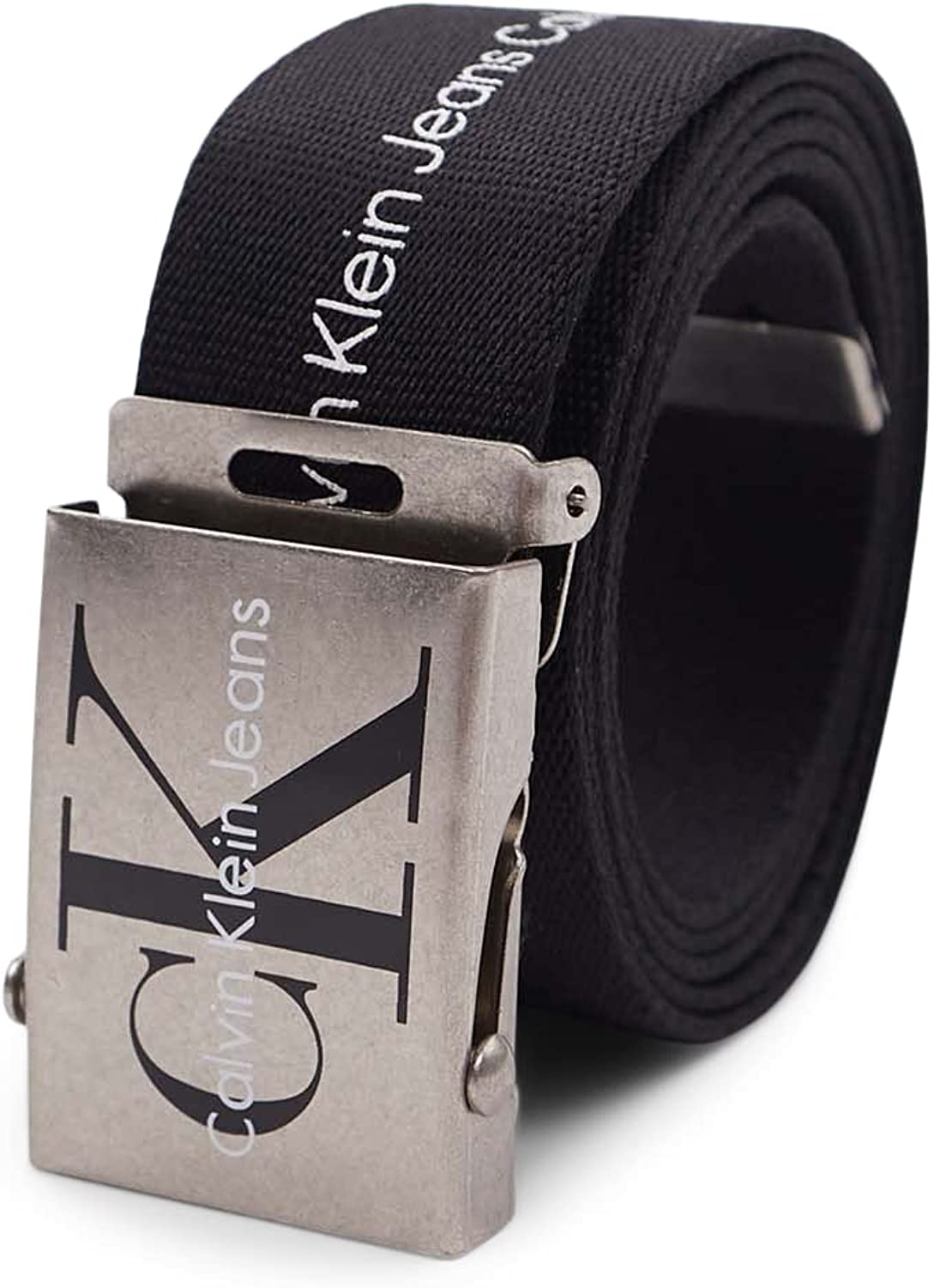 Calvin Klein Unisex 35mm Casual Military Buckle Adjustable 3-Pack Web