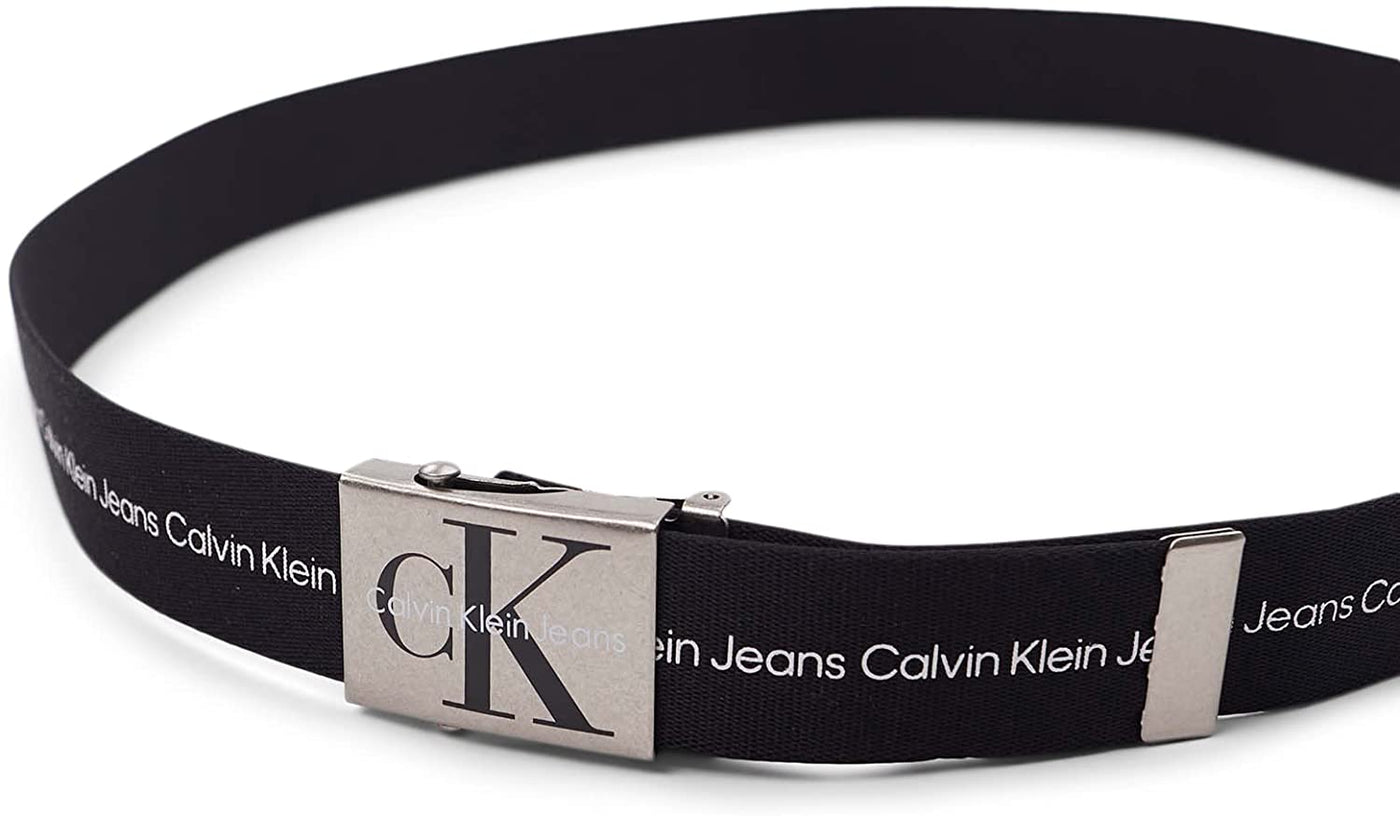 Calvin Klein Unisex 35mm Casual Military Buckle Adjustable 3-Pack Web
