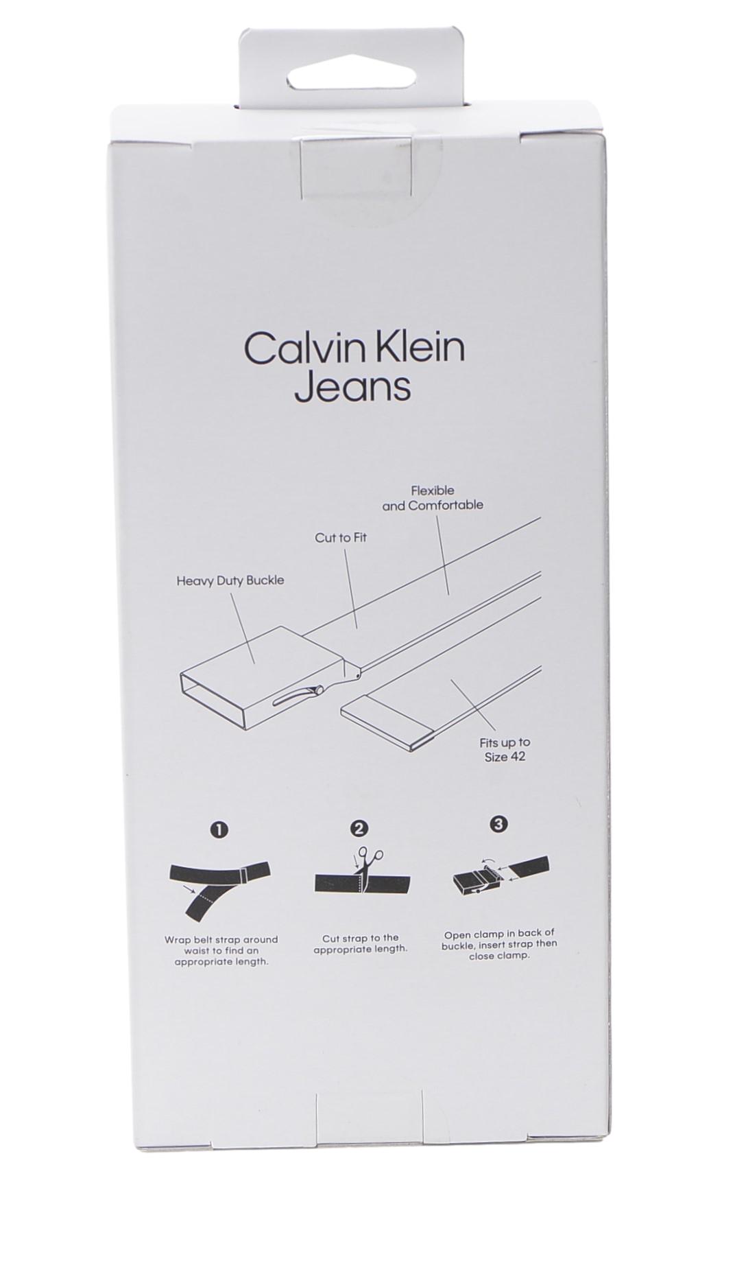 Calvin Klein Unisex 35mm Casual Military Buckle Adjustable 3-Pack Web