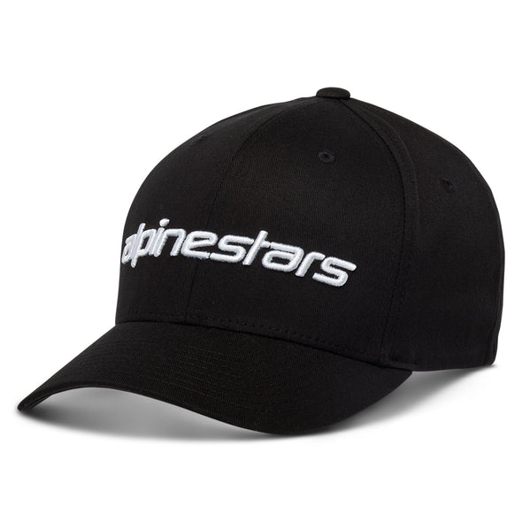 Alpinestars Men's Linear Curve Bill Hat Black White