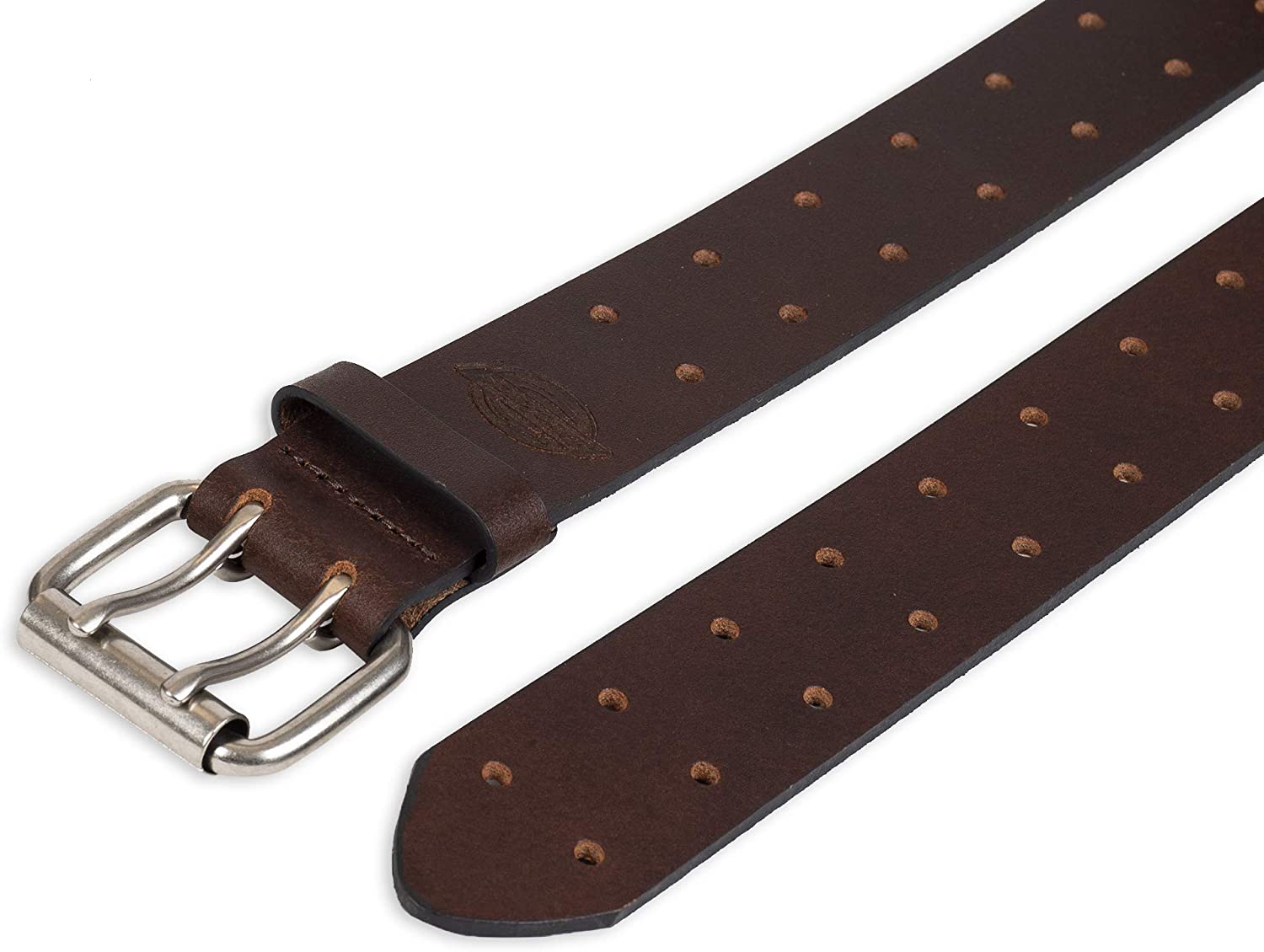 Dickies Men's Big & Tall 35MM Leather Two Hole Perforated Bridle