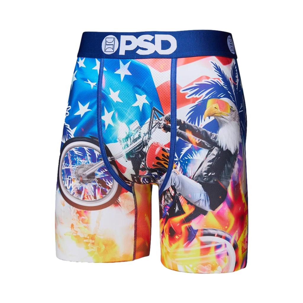 PSD Underwear Men's Merica Boxer Brief Multi