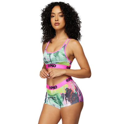 Multi/Neon Pink Bill