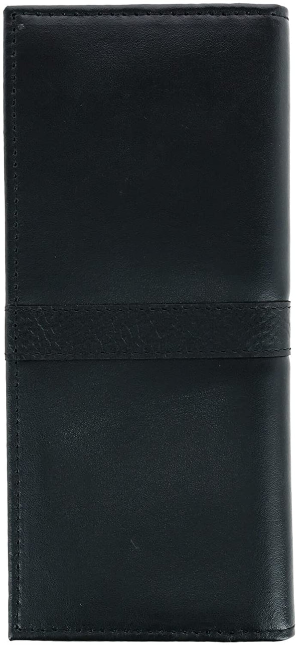 Tommy Hilfiger Men's Leather Ranger RFID Checkbook Secretary Wallet