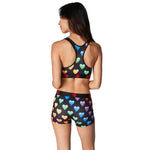 Black/Rainbow Hearts