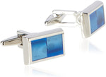 Silver/Blue