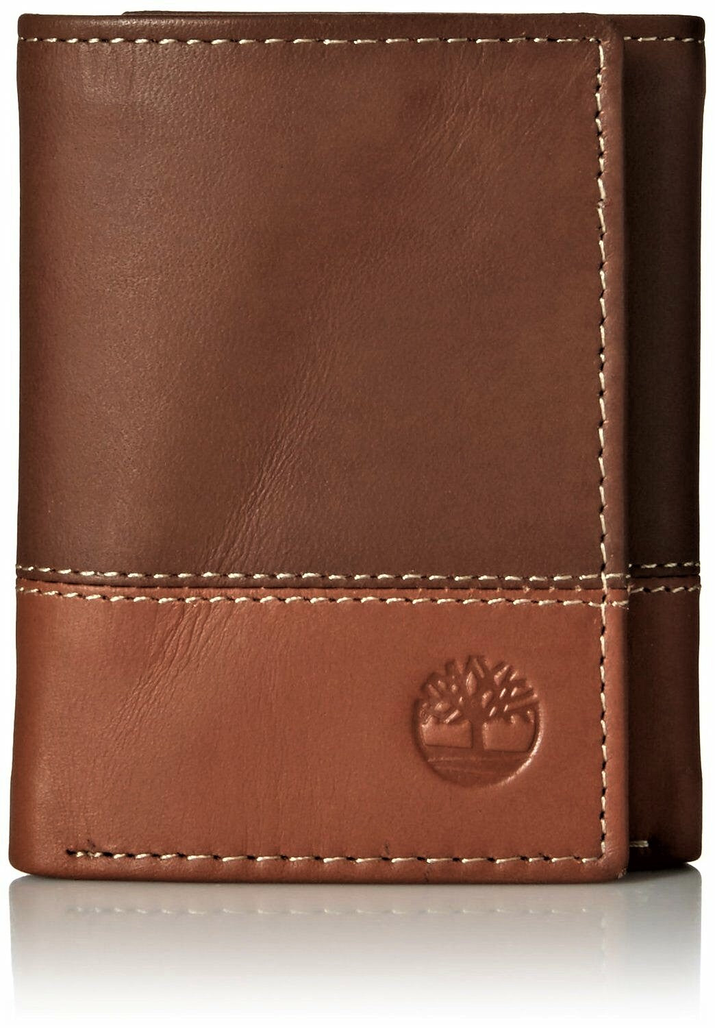 timberland brown leather wallet