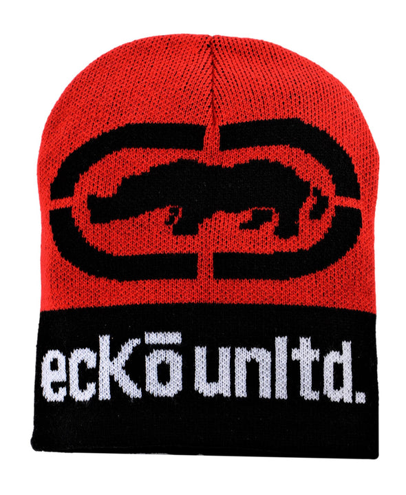 Ecko Unltd Beanie Knit Hat with Rhino Front Logo