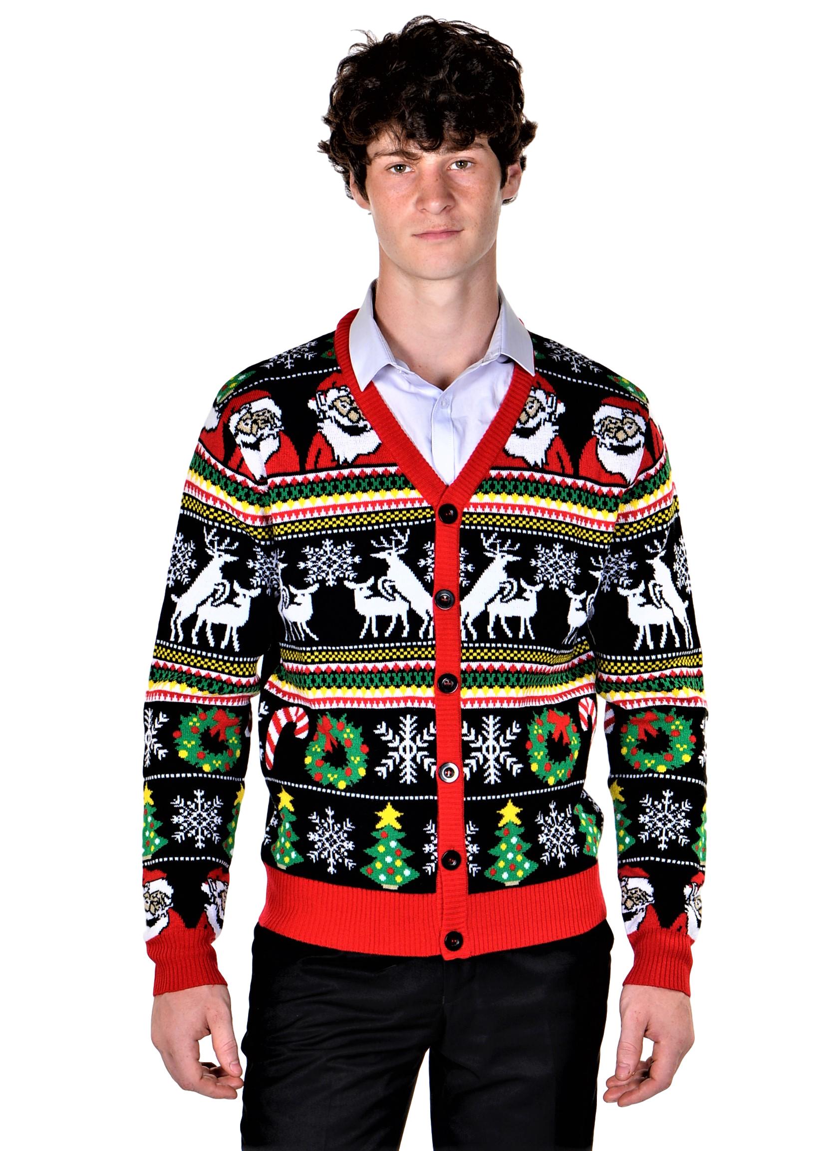 Ugly Christmas Sweaters Cardigan for men - socallook – socallook.com