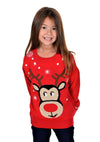 RUDOLPH UGLY CHRISTMAS SWEATER for children Red