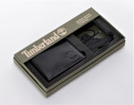 Timberland Men's Leather Slimfold Wallet with Key FOB