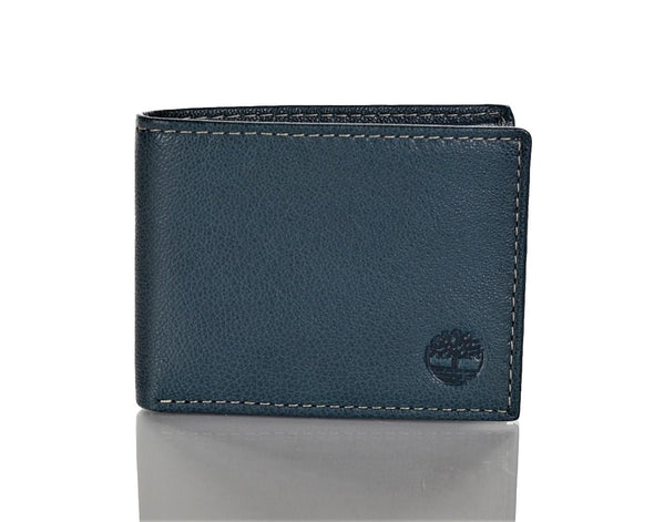 Timberland Men's Premium Genuine Leather Slimfold Wallet