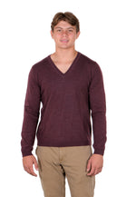 Just Cavalli Mens Long Sleeve V-Neck Wool Sweater Pullover Large