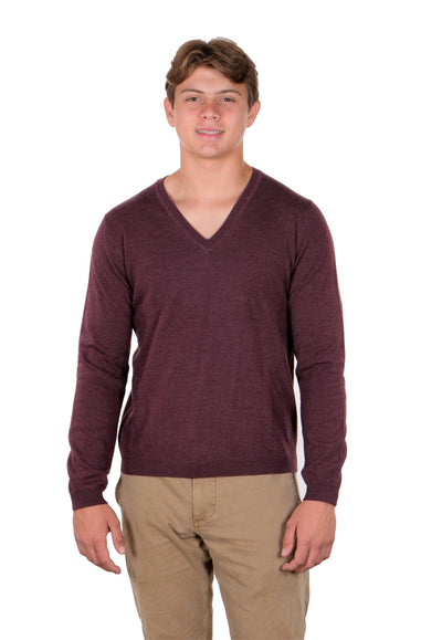 Just Cavalli Mens Long Sleeve V-Neck Wool Sweater Pullover Large