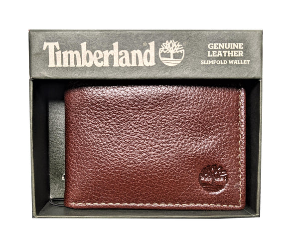 Timberland Men's Genuine Leather Core Sportz  Slimfold Wallet