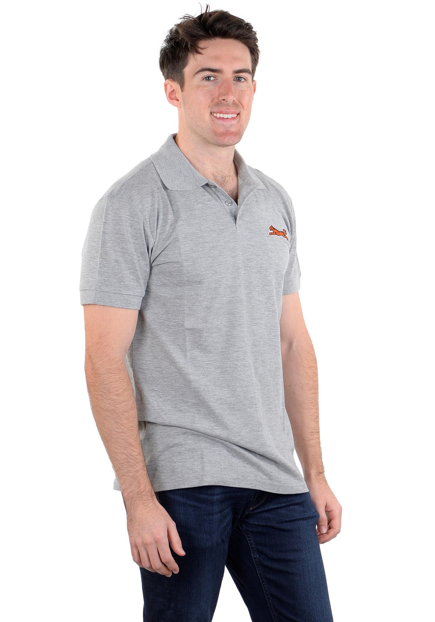 Le TIGRE Men s Bridge Polo Shirt Grey